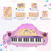 32 Keys Kids Mini Electronic Keyboard - Musical Toy, Nurture your child's passion for music with the HOMCOM 32 Keys Kids Mini Electronic Keyboard. Perfect for children aged 3-6, with stool and MP3.