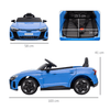 Audi RS e-tron GT Kids Ride-On Car - 12V, Blue, Discover the Audi RS e-tron GT ride-on car for kids aged 3-5. Enjoy remote control, lights, music, and safe fun. Perfect battery-powered toy!