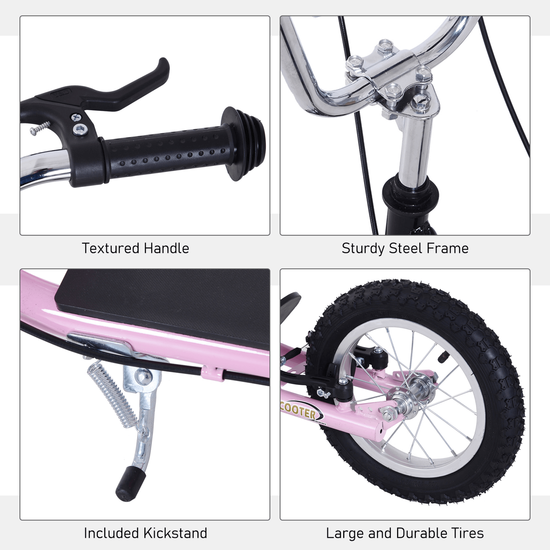 Teen Stunt Scooter for Kids 5+ - Pink, Discover the ultimate ride for kids 5+. This pink stunt scooter features an adjustable handlebar, dual brakes, and rubber wheels for safety and style.