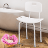 HOMCOM Adjustable Bath Chair - Safe & Comfortable Seat, Upgrade bathroom safety with the HOMCOM Adjustable Bath Chair, designed for comfort and support in wet environments.