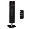 Portable Tower Heater - 1000W/2000W, PTC Ceramic, Remote, Stay warm and cosy with the Portable Tower Heater. Features include PTC ceramic heating, oscillation, remote control, timer, and safety protections.