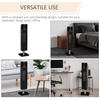 Portable Tower Heater - 1000W/2000W, PTC Ceramic, Remote, Stay warm and cosy with the Portable Tower Heater. Features include PTC ceramic heating, oscillation, remote control, timer, and safety protections.