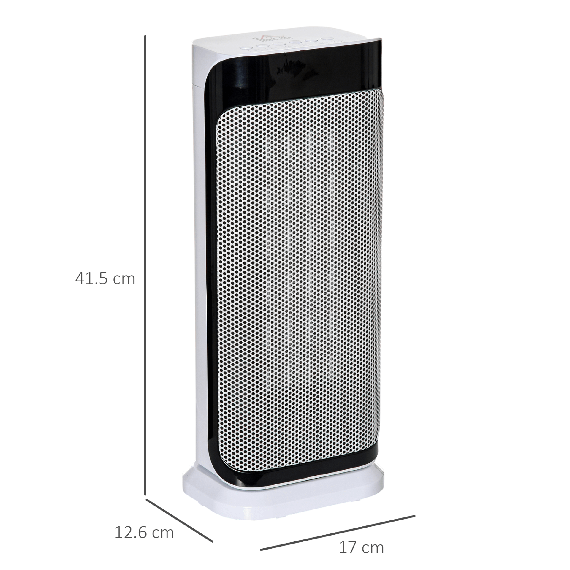 Ceramic Space Heater - 2000W Tower with Remote & Timer, Stay warm with our 2000W Ceramic Space Heater. Features adjustable thermostat, oscillation, and fan setting for year-round comfort. Perfect for indoor use.