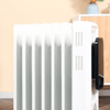 1630W Portable Oil Filled Radiator - White, Stay warm with the 1630W Oil Filled Radiator. Features LED display, timer, adjustable thermostat, and remote control. Efficient, safe heating solution.