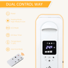 HOMCOM 2180W Digital Oil Filled Radiator - 9 Fin Heater, Stay warm this winter with the HOMCOM 2180W heater. Adjustable, remote-controlled, and energy-efficient for your cozy comfort.