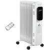 HOMCOM 2180W Oil Filled Radiator - Portable Electric Heater, Enjoy efficient heating with the HOMCOM 2180W Oil Filled Radiator. Features adjustable thermostat, LED display, and remote control for your comfort.