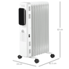 HOMCOM 2180W Oil Filled Radiator - Portable Electric Heater, Enjoy efficient heating with the HOMCOM 2180W Oil Filled Radiator. Features adjustable thermostat, LED display, and remote control for your comfort.