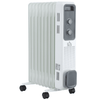 Oil Filled Radiator - Portable Electric Heater, Stay warm with an oil-filled radiator featuring an adjustable thermostat and 3 heat settings. Perfect for any room size and enhanced with safety features.