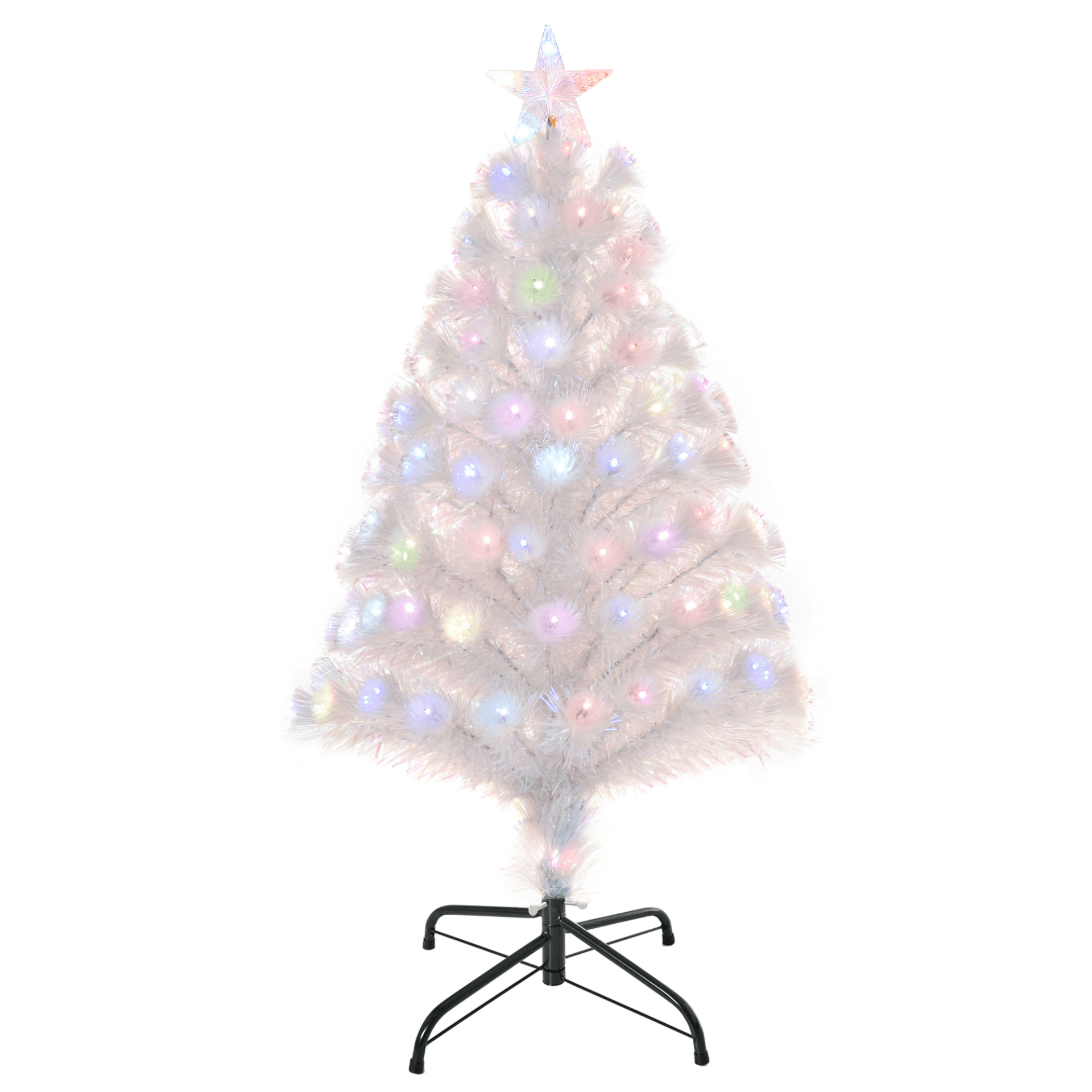 3FT Pre-Lit Artificial Christmas Tree – White LED Lights, Transform your home for the holidays with a 3FT elegant white Christmas tree pre-lit with LED lights. Ideal for creating a festive winter wonderland.