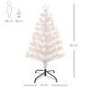 3FT Pre-Lit Artificial Christmas Tree – White LED Lights, Transform your home for the holidays with a 3FT elegant white Christmas tree pre-lit with LED lights. Ideal for creating a festive winter wonderland.