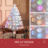 3FT Pre-Lit Artificial Christmas Tree – White LED Lights, Transform your home for the holidays with a 3FT elegant white Christmas tree pre-lit with LED lights. Ideal for creating a festive winter wonderland.