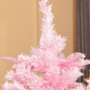 6FT Pink Artificial Christmas Tree - Vibrant Holiday Decor, Celebrate in style with our 6FT Pink Artificial Christmas Tree. Perfect for home, office, or parties. Easy automatic setup!