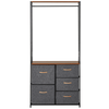 5-Drawer Chest with Coat Rack - Modern Storage Furniture, Upgrade your home with our stylish 5-drawer chest and coat rack. Perfect for bedrooms and hallways, it offers ample storage and elegance.