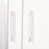 HOMCOM 180cm Modern Mirror Wardrobe - Sleek & Stylish, Organize your space with HOMCOM's modern wardrobe, featuring adjustable shelves, a hanging rail, and 3 drawers for efficient storage.