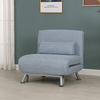 Foldable Single Sofa Bed Sleeper - Blue, Shop the foldable Sofa Bed Sleeper in Blue. Easily converts from a chair to a bed, perfect for small spaces. Durable metal frame and plush padding for comfort.