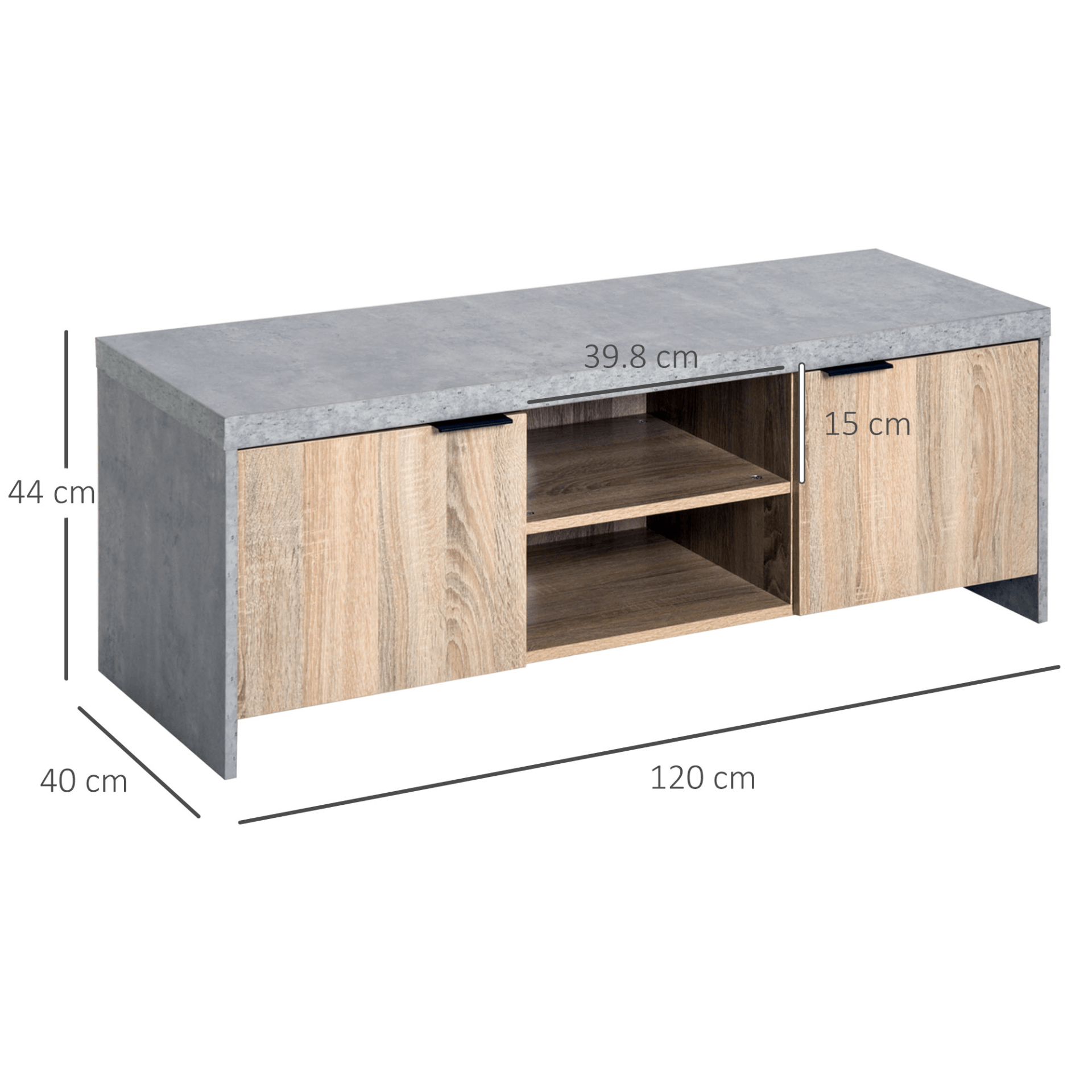 1.2M Wooden TV Stand | Stylish & Durable Media Center, Enhance your living room with the 1.2M Wooden TV Stand Cabinet. Supports 50-inch TVs with ample storage for all your media needs.