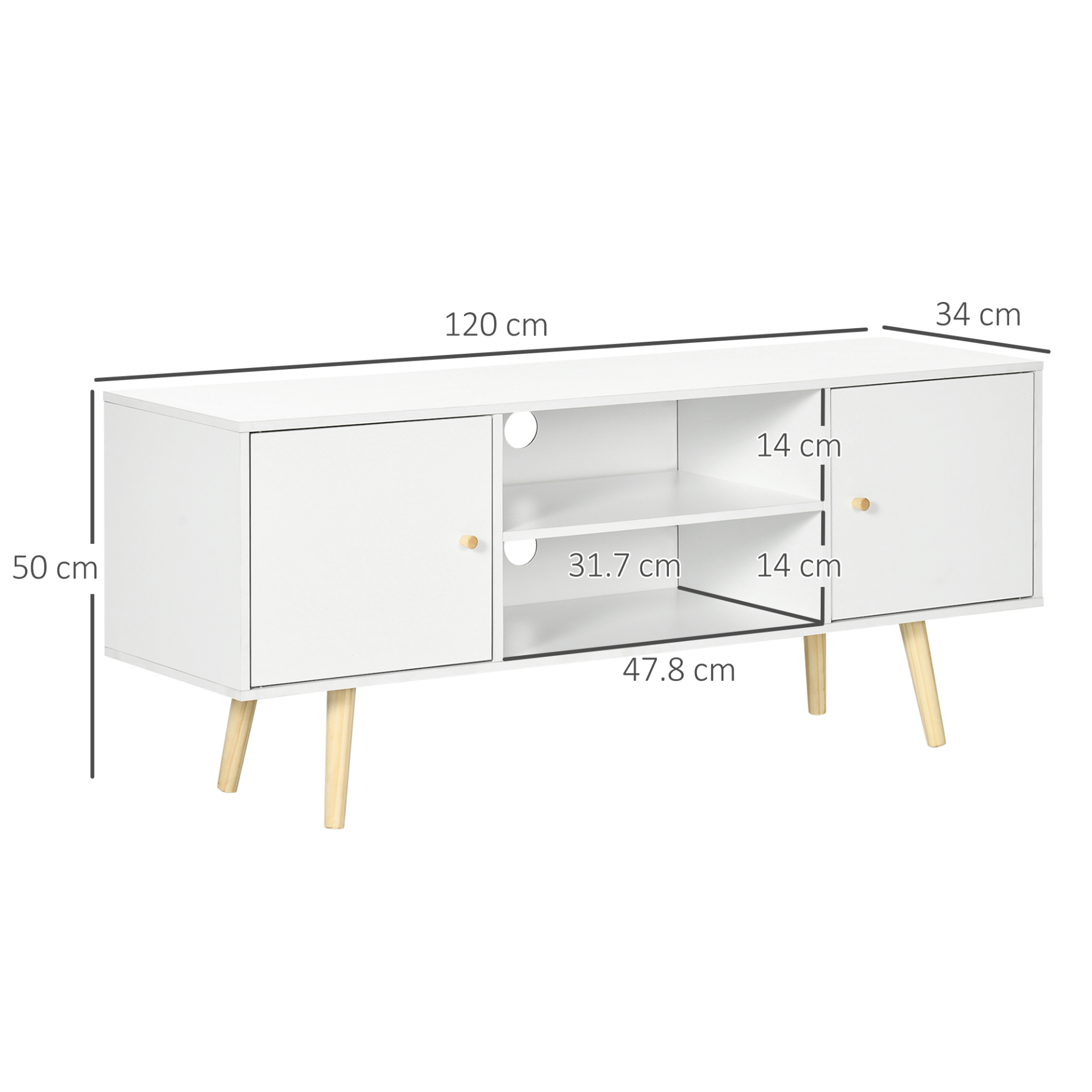 Modern TV Unit Cabinet for 55