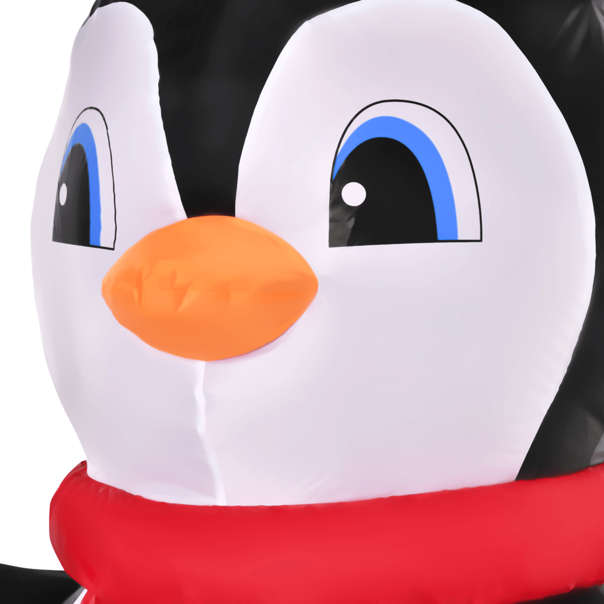 8ft Inflatable Christmas Penguin with LED Lights, Transform your yard into a festive wonderland with this 8ft Inflatable Christmas Penguin holding a candy cane. Perfect for holiday cheer!