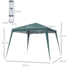 Heavy Duty 2.5M Pop-up Tent Gazebo - Green, Enjoy your outdoor events with the 2.5M Heavy Duty Pop-up Tent Gazebo. Easy set-up, perfect for picnics, pool parties, and sun shade protection.