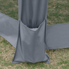 3.2m Pop Up Gazebo - Canopy Tent & Portable Carry Bag - Grey, Elevate outdoor events with our 3.2m pop up gazebo. Features a hexagonal design, mesh sidewalls, and UV protection, perfect for any outdoor activity.