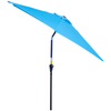 2.7M Tilting Blue Parasol - UV-Resistant Outdoor Umbrella, Upgrade your garden with the 2.7M Blue Tilting Parasol. Features a durable aluminum frame, UV-resistant fabric, and adjustable tilt for perfect shading.