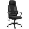 Vinsetto Ergonomic Office Chair - Adjustable Height, Upgrade your home office with Vinsetto Ergonomic Office Chair. Features adjustable headrest, high mesh back, and wheels for maximum comfort and support.