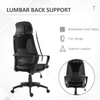 Vinsetto Ergonomic Office Chair - Adjustable Height, Upgrade your home office with Vinsetto Ergonomic Office Chair. Features adjustable headrest, high mesh back, and wheels for maximum comfort and support.