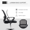 Vinsetto Ergonomic Mesh Back Drafting Chair, Upgrade your office setup with Vinsetto's ergonomic mesh back drafting chair with adjustable height and footrest for comfortable and productive work.