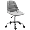 Vinsetto Ergonomic Office Chair - Grey Velvet, Upgrade your home office with the Vinsetto Ergonomic Office Chair. Features sleek design, adjustable height, smooth wheels, and optimal support.