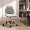 Vinsetto Ergonomic Office Chair - Grey Velvet, Upgrade your home office with the Vinsetto Ergonomic Office Chair. Features sleek design, adjustable height, smooth wheels, and optimal support.