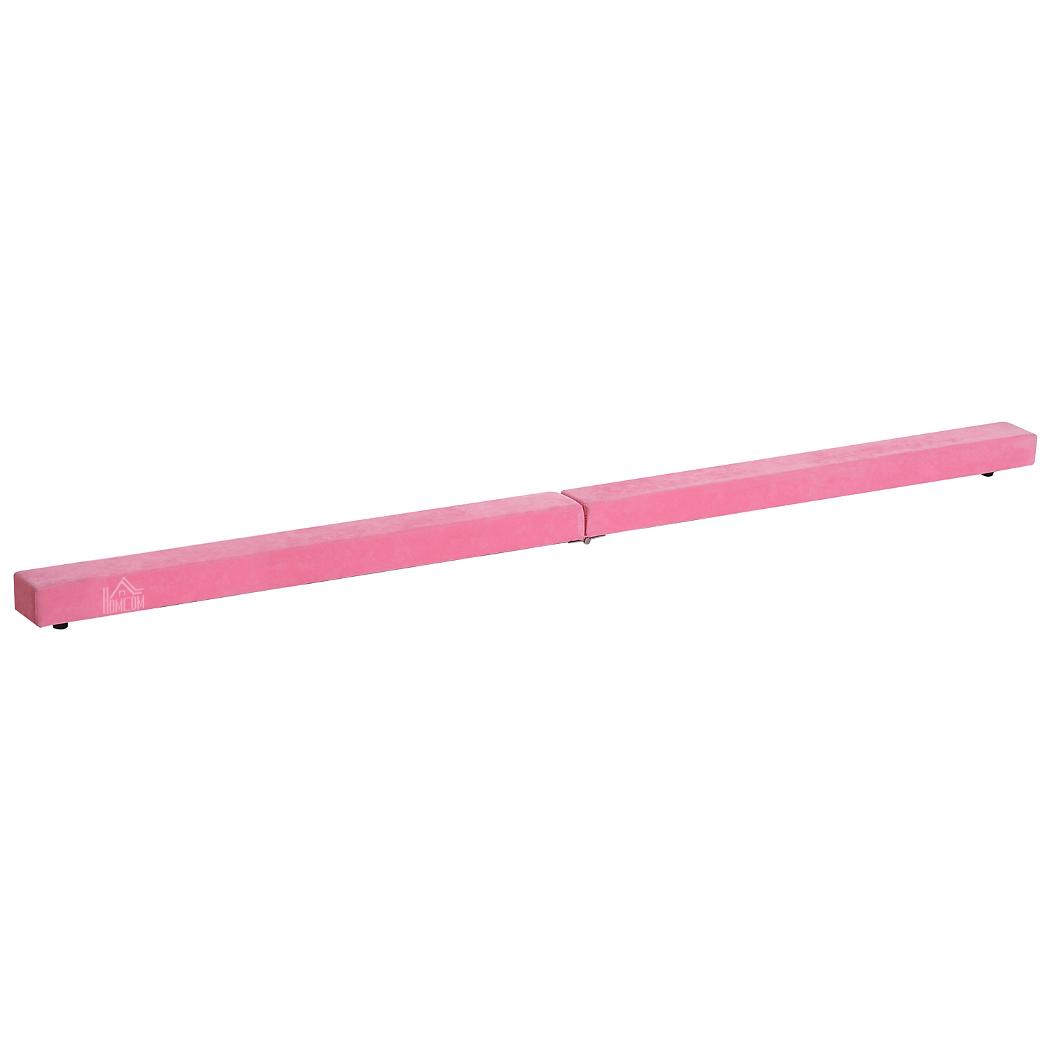 8FT Pink Folding Gymnastics Beam - Home Training, Enhance your skills with the HOMCOM 8FT Pink Folding Gymnastics Balance Beam. Perfect for home practice with durable construction.