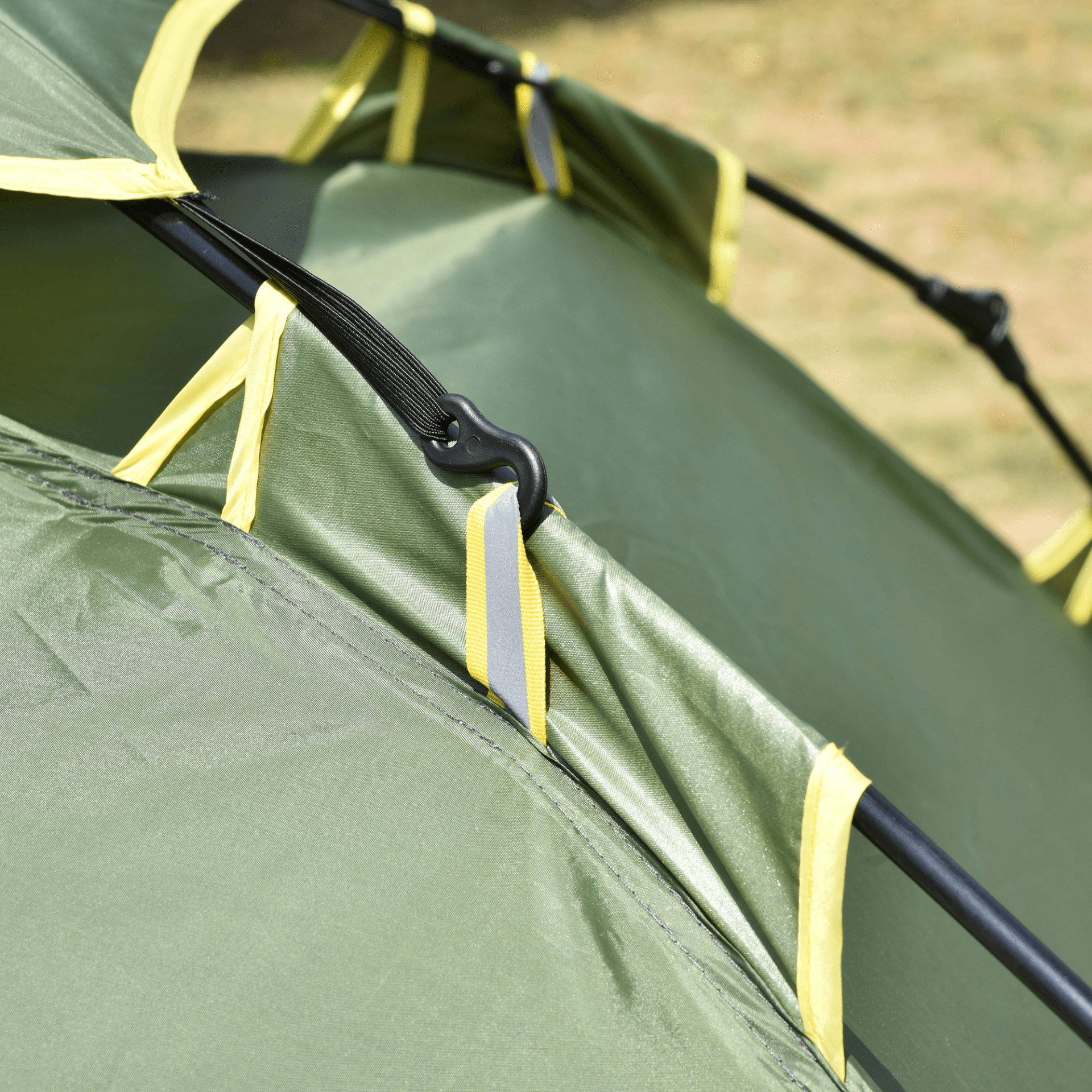 2 Person Pop Up Tent - Portable Double Layer Shelter, Enjoy hassle-free camping with our 2 Person Pop Up Tent. Quick setup, portable, and perfect for festivals, hiking, and family trips. Stay comfortable outdoors!