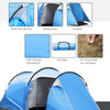 2-3 Person Tunnel Tent - Perfect for Adventures, Discover the Outsunny 2-3 Person Tunnel Tent with Vestibule, ideal for camping, hiking, and festivals. Spacious two-room design with ample storage.