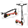 120W Folding Electric Scooter with LED - Red, Speedy 120W electric scooter with 10KM range, quick-charge, LED lights, adjustable height & safety features. Perfect for night rides.