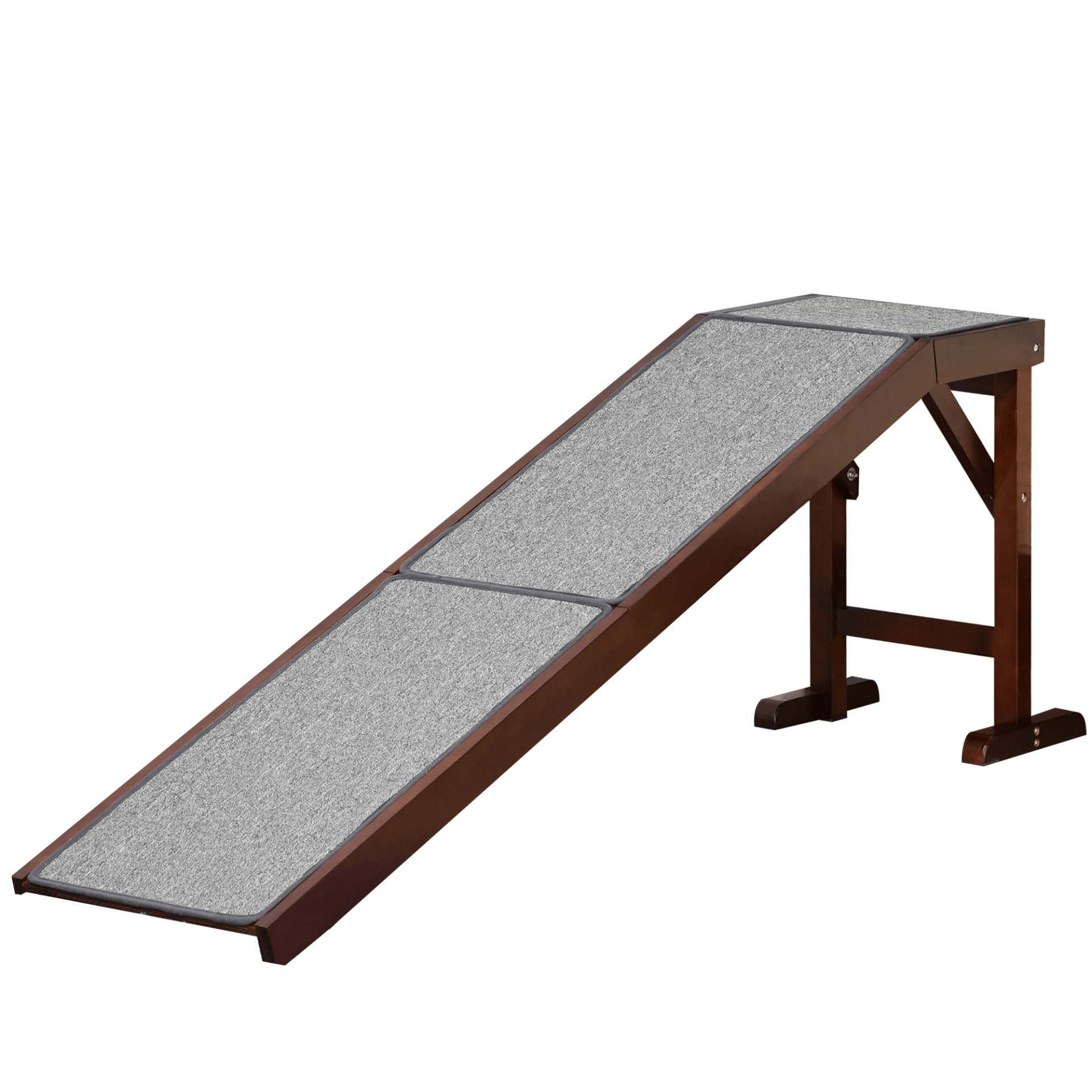 PawHut Pet Ramp - Non-Slip for Dogs & Cats, Ensure your pet's safety with our PawHut Pet Ramp. Perfect for elderly or mobility-challenged pets. Sturdy, non-slip, and comfortable.