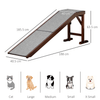 PawHut Pet Ramp - Non-Slip for Dogs & Cats, Ensure your pet's safety with our PawHut Pet Ramp. Perfect for elderly or mobility-challenged pets. Sturdy, non-slip, and comfortable.