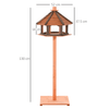 PawHut 130cm Wooden Bird Feeder – Stylish Garden Decor, Enhance your garden with the PawHut Wooden Bird Feeder. Durable, decorative, and perfect for attracting birds to your yard.