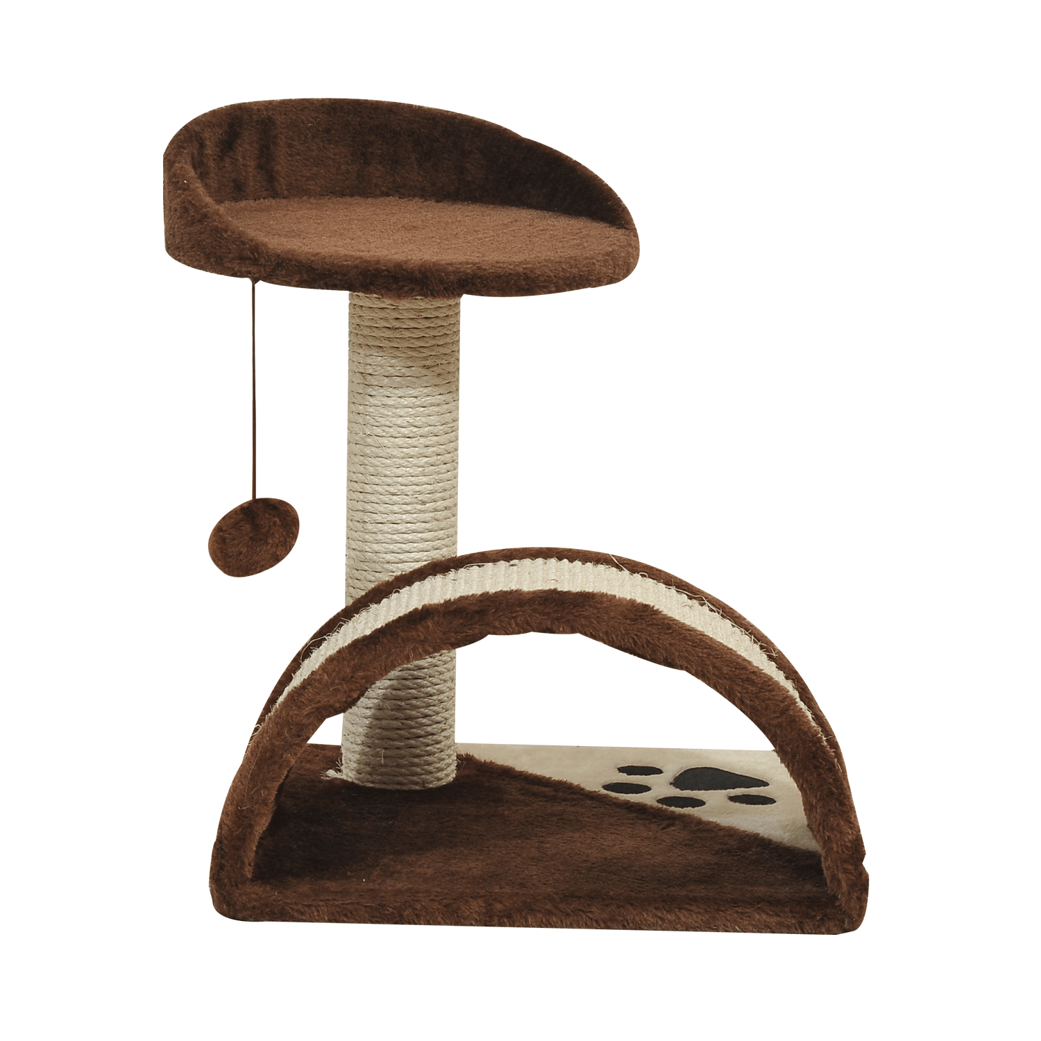 Cat Tree Activity Centre with Scratcher Post, Keep your cat entertained with our PawHut Cat Tree Centre. Features sisal scratching posts, hanging ball & more for endless fun. Perfect for any feline friend.