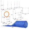 Enhance Your Dog's Play with Pet Agility Training Set, Boost your dog's agility and obedience with our versatile Pet Agility Training Set. Includes jumps, tunnels, weave poles, plus a carry bag for easy transport.