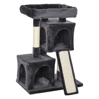 Pawhut Cat Tree - Multi-Level Indoor Activity Center, Enhance your cat's playtime with Pawhut Cat Tree featuring cozy perches and scratching posts, perfect for indoor cats.