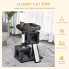 Pawhut Cat Tree - Multi-Level Indoor Activity Center, Enhance your cat's playtime with Pawhut Cat Tree featuring cozy perches and scratching posts, perfect for indoor cats.