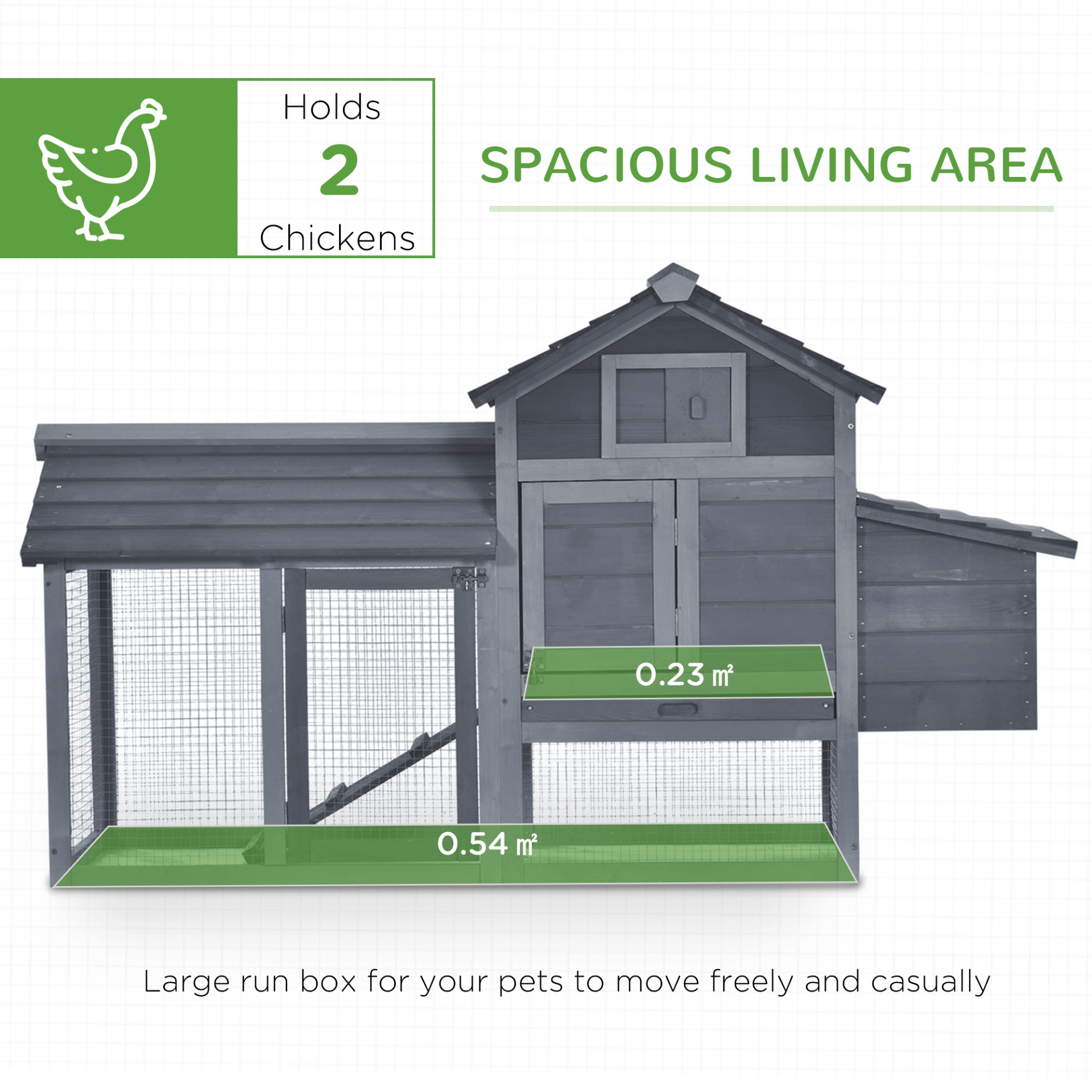 PawHut Small Chicken Coop with Run - Secure & Spacious, Discover the PawHut Small Chicken Coop, a secure hen house with run and nesting box, perfect for cozy and safe poultry living.