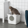 PawHut Enclosed Cat Litter Box, Easy to Clean & Odor Control, Give your cat privacy with the PawHut Litter Box. Easy to clean and conceals odors, keeping your home fresh!