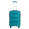 Kono 24" Hard Shell PP Suitcase - Blue/Green Collection, Discover the Kono 24" bright hard shell PP suitcase in classic blue and green. Durable, lightweight, and secure luggage for your travels.