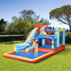 4-in-1 Bouncy Castle: Slide, Pool, Trampoline & More, Ultimate fun awaits! Outsunny's 4-in-1 Kids Bouncy Castle features a slide, pool, trampoline, and climbing wall. Endless outdoor joy for kids.