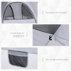 4 Person Pop-Up Camping Tent - Light Grey, Enjoy easy set-up and outdoor fun with the Outsunny 4 Person Automatic Pop-Up Tent. Perfect for camping, hiking, festivals, and more!