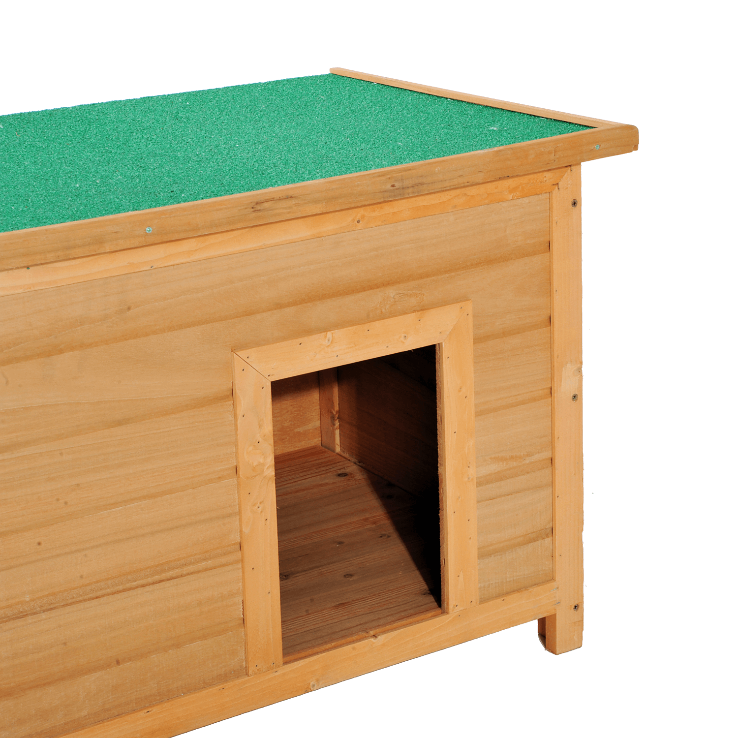 Wooden Elevated Dog Kennel | Durable Pet House, Enhance your space with a rustic log cabin dog house. Durable, weather-resistant, and stylish, offering comfort for your pet indoors or outdoors.