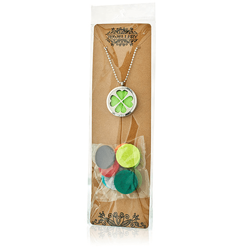 Aromatherapy Diffuser Necklace - Leaf 30mm, Wear your favorite essential oils with our high-quality Aromatherapy Diffuser Necklace. Experience the benefits of aromatherapy on the go.