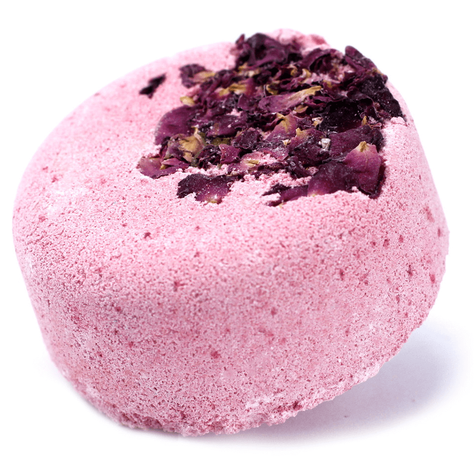 Romantic Rebel Bath Fizz | Lavender & Patchouli Bliss, Indulge in a luxurious bath with Romantic Rebel Floral Fizz. Handmade with lavender, patchouli, and a hint of rose for a tranquil escape.