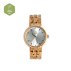 The Teak: Natural Wood Watch - Stylish & Sustainable, Discover The Teak Natural Wood Watch, handcrafted from Olive wood with gold accents. A perfect blend of style and sustainability for eco-conscious fashion.